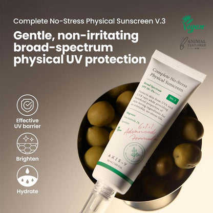 Mineral Sunscreen SPF 50+ for Sensitive Skin – Lightweight Face Sun Cream with Niacinamide, Hyaluronic Acid & Zinc Oxide, 50ml