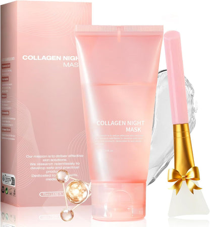 Allony Collagen Night Mask – Hydrating & Firming Peel-Off Face Mask