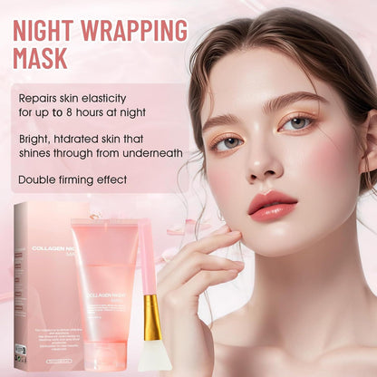 Allony Collagen Night Mask – Hydrating & Firming Peel-Off Face Mask