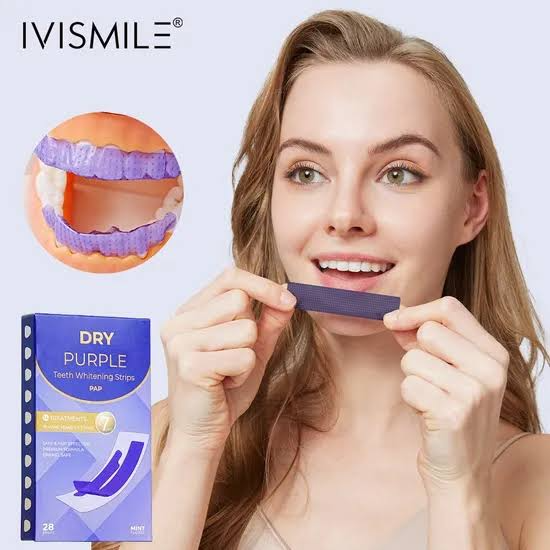 Purple Instant Teeth Whitening Strips